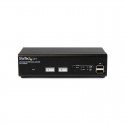 2 Port USB VGA KVM Switch with DDM Fast Switching Technology and Cables