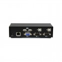 2 Port USB VGA KVM Switch with DDM Fast Switching Technology and Cables