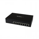 8 Port Unmanaged Industrial Gigabit Power over Ethernet Switch - 802.3af/at PoE+ Switch - Wall Mountable