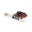 3-port PCI Express USB 3.0 card + Gigabit Ethernet