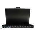 StarTech.com 1U 19in Rackmount LCD Console with Integrated 8 Port KVM Switch