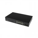 StarTech.com 10 Port L2 Managed Gigabit Ethernet Switch with 2 Open SFP Slots - Rack Mountable