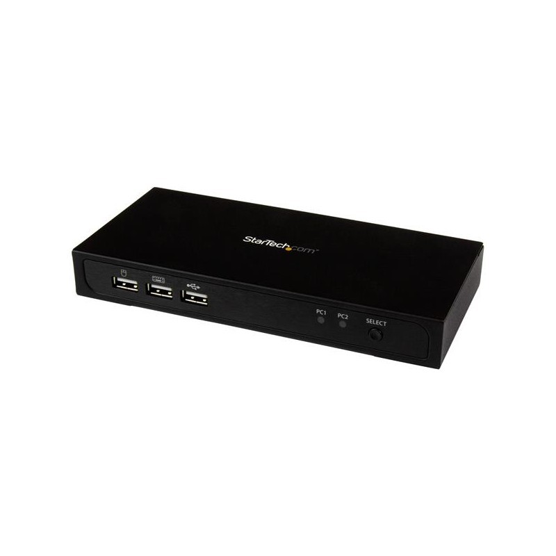 StarTech.com 2-port Mini DisplayPort KVM switch - USB 2.0 - 4K at 60Hz