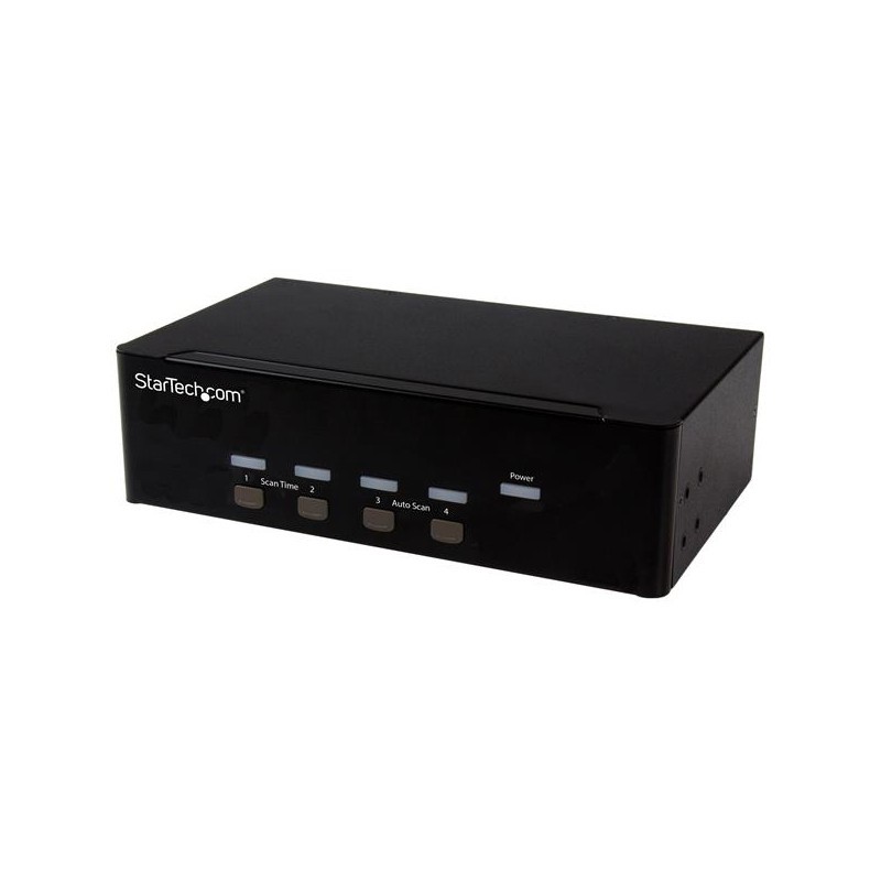 StarTech.com 4-port KVM switch with dual VGA - USB 2.0