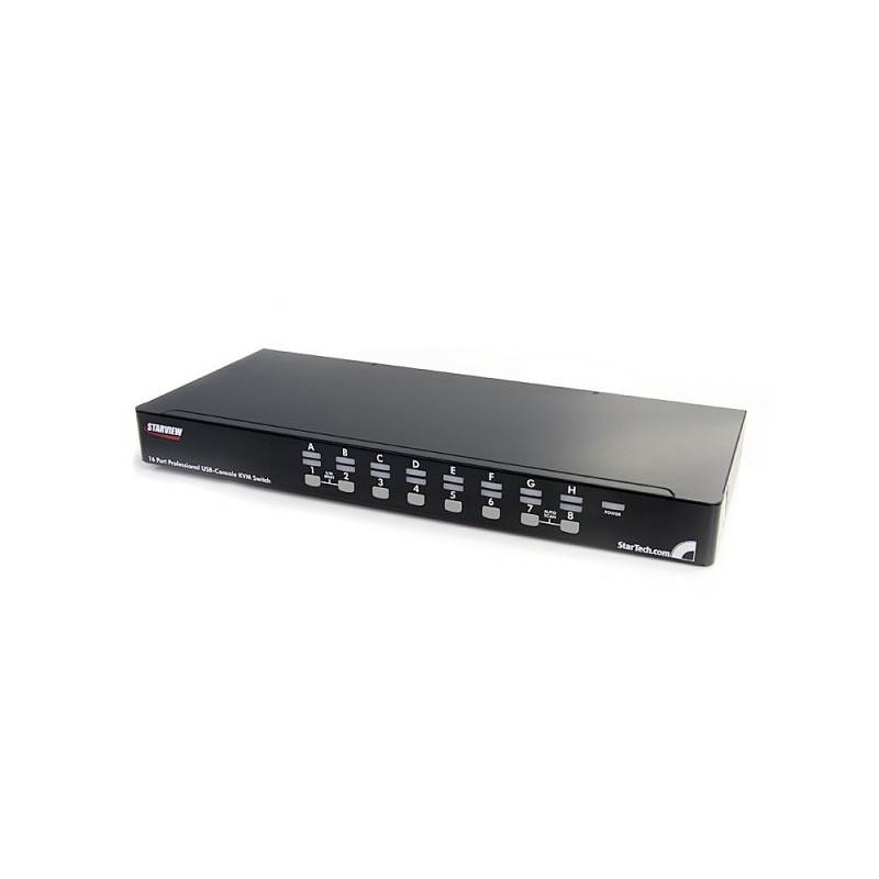 StarTech.com 16 Port 1U Rack Mount USB KVM Switch with OSD