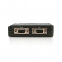 StarTech.com 2 Port Black USB KVM Switch Kit with Audio and Cables