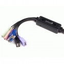 StarTech.com 2 Port USB VGA Cable KVM Switch