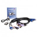 StarTech.com 2 Port USB VGA Cable KVM Switch