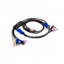 StarTech.com 2 Port USB VGA Cable KVM Switch