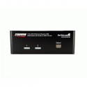 StarTech.com 2 Port DVI VGA Dual Monitor KVM Switch USB with Audio &amp;amp; USB 2.0 Hub