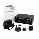 StarTech.com 2 Port DVI VGA Dual Monitor KVM Switch USB with Audio &amp;amp; USB 2.0 Hub