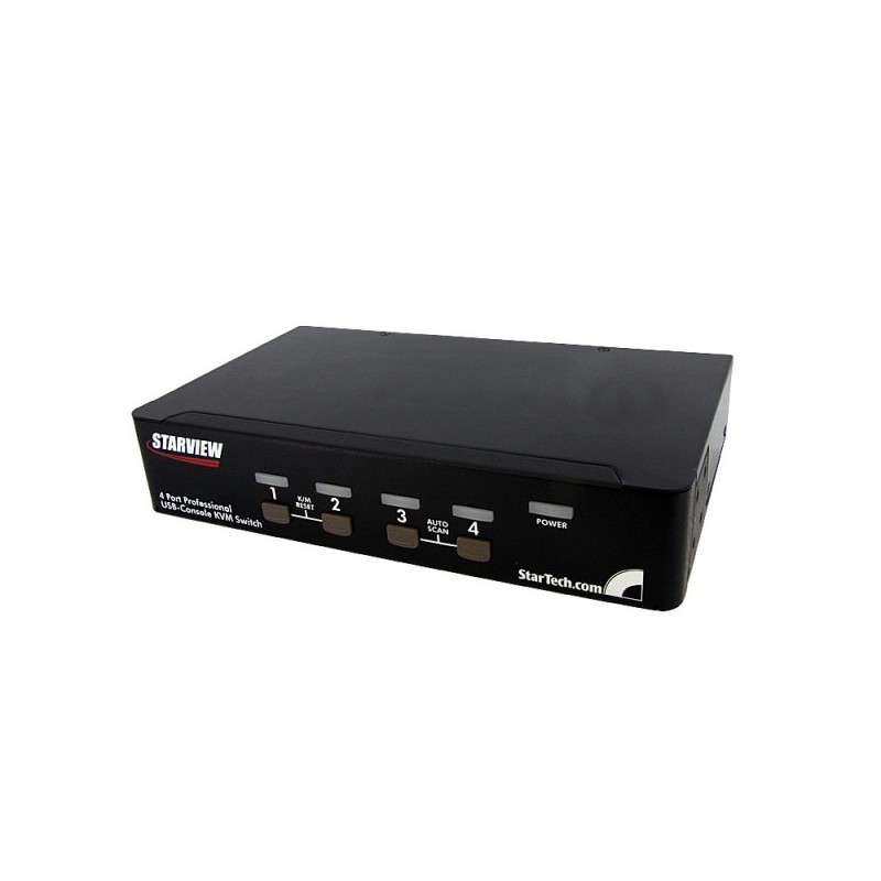 StarTech.com 4 Port USB DisplayPort KVM Switch with Audio