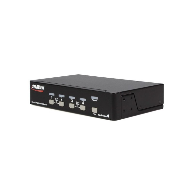 StarTech.com 4 Port StarView DVI USB KVM Switch with Audio