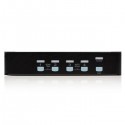 StarTech.com 4 Port High Resolution USB DVI Dual Link KVM Switch with Audio - KVM / audio / USB switch - USB - 4 p