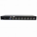 StarTech.com 8 Port Rack Mount USB VGA KVM Switch w/ Audio