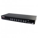 StarTech.com 8 Port Rack Mount USB VGA KVM Switch w/ Audio