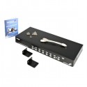 StarTech.com 8 Port 1U Rack Mount USB PS/2 KVM Switch with OSD