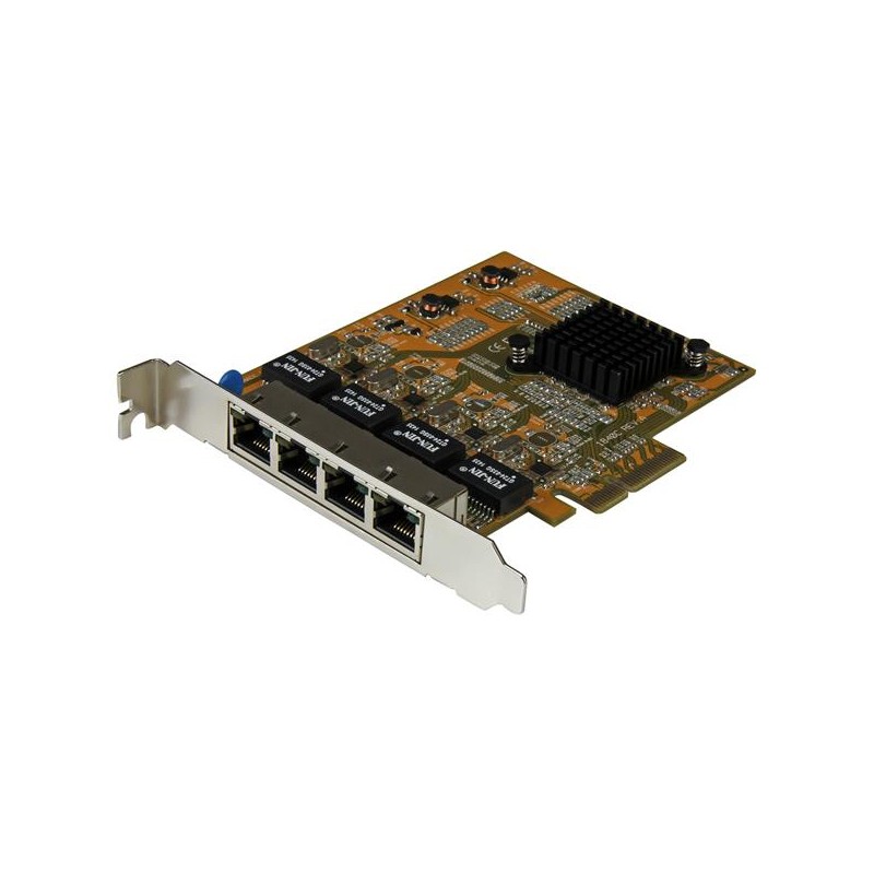 StarTech.com 4-Port PCIe Gigabit Network Adapter Card