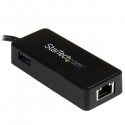 StarTech.com USB-C to Gigabit Network Adapter with Extra USB 3.0 Port