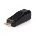 StarTech.com Compact Black USB 2.0 to 10/100 Mbps Ethernet Network Adapter