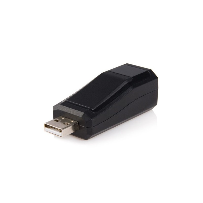 StarTech.com Compact Black USB 2.0 to 10/100 Mbps Ethernet Network Adapter