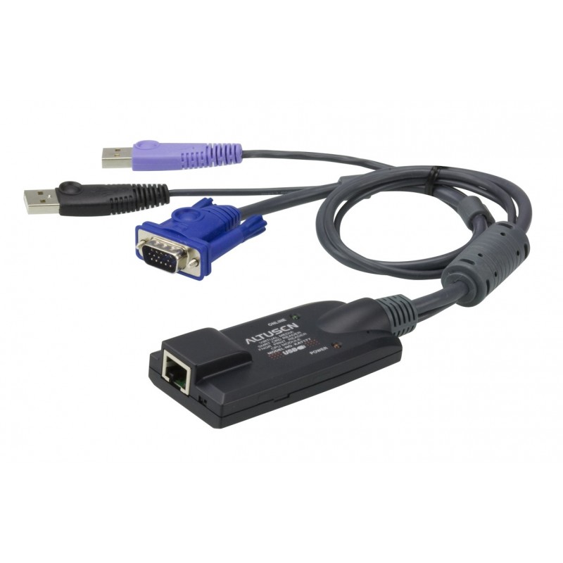 Aten KA7177 USB Virtual Media KVM Adapter Cable with Smart Card Reader (CPU Module)