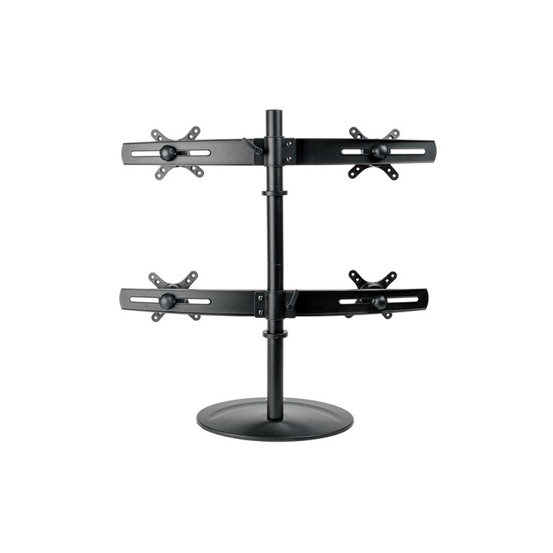 Tripp Lite Quad Monitor Mount Stand for 10" to 26" Flat-Screen Displays