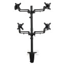 Tripp Lite Quad Full Motion Flex Arm Desk Clamp for 13" to 27" Monitors