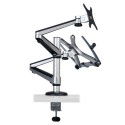 Tripp Lite Full Motion Dual Desk Clamp for 13" to 27" Monitors and Laptops Up to 15"