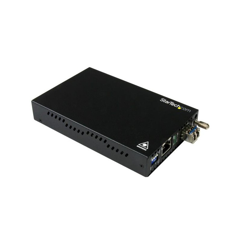 StarTech.com Gigabit Ethernet Copper-to-Fiber Media Converter - SM LC - 10 km