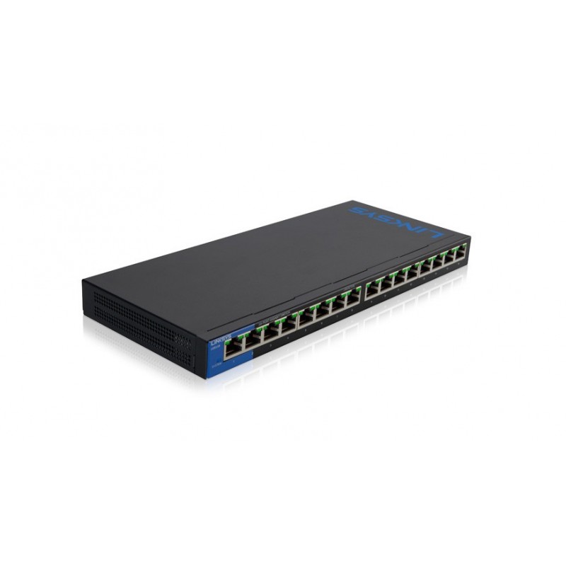 Linksys LGS116P 16-Port Desktop Gigabit PoE Switch