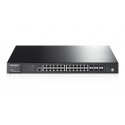 TP-LINK T3700G-28TQ JetStream 28-Port Gigabit Stackable L3 Managed Switch