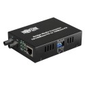 Tripp Lite Fiber Optic - 10/100BaseT to 100BaseFX-ST Multimode Media Converter, 2km, 1310nm