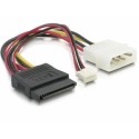 DeLOCK SATA 15pin Power / 4pin Molex + 4pin Power