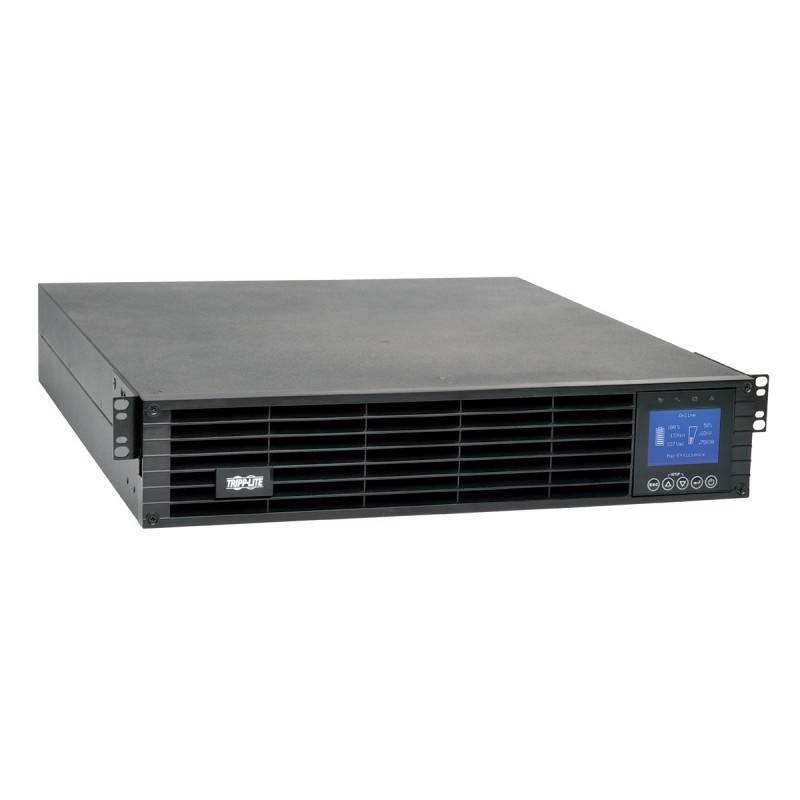 Tripp Lite SmartOnline 208/230V 1kVA 900W Double-Conversion UPS, 2U, Extended Run, SNMP Card Option, LCD, USB, DB9, ENERGY STAR