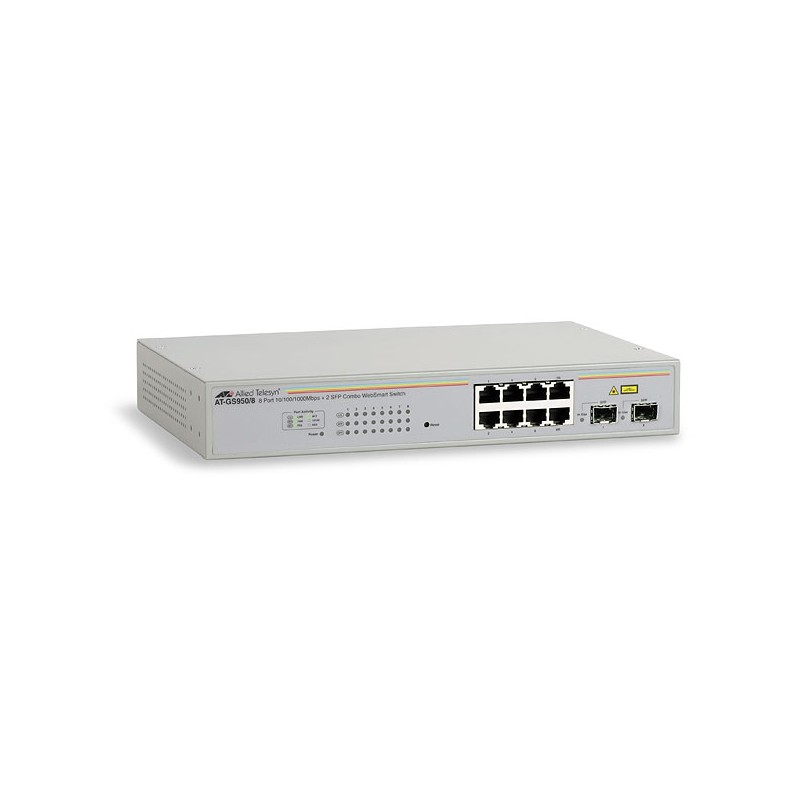 Allied Telesis 8 port Gigabit WebSmart Switch