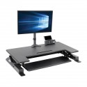 Tripp Lite WorkWise Height-Adjustable Sit-Stand Desktop Workstation, 36 x 22 in. Monitor Platform