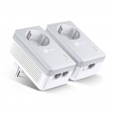 TP-LINK AV600 2-port Passthrough Powerline Starter Kit