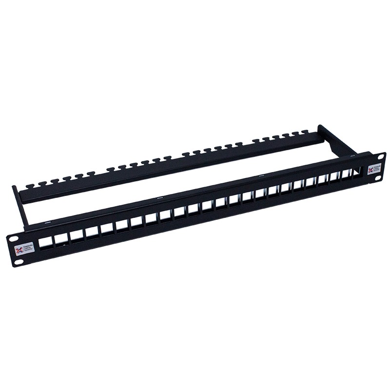 24 Way Unloaded UTP Keystone Patch Panel