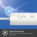 TP-LINK Kasa Smart Wi-Fi Power Strip, 3-Outlets