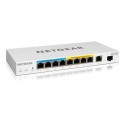 Netgear 10-Port Gigabit Ethernet Ultra60 PoE++ Smart Managed Pro Desktop Switch with 1 SFP and 1 Copper Uplink