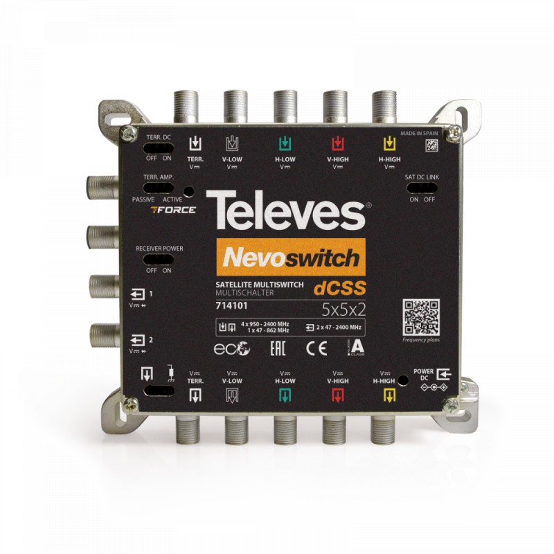 dCSS NevoSwitch 5 inputs - 2 outputs