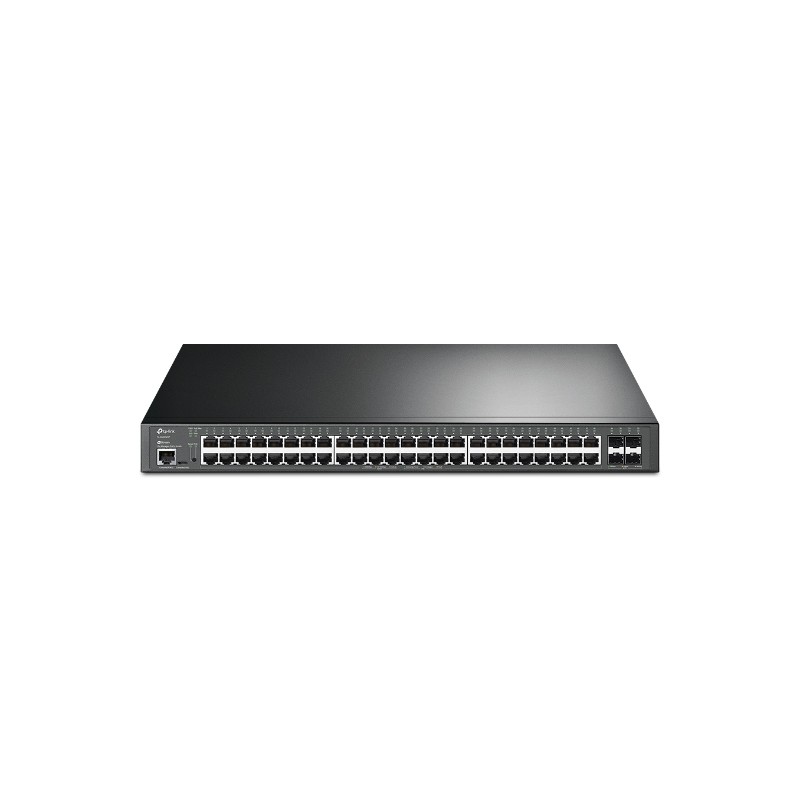 TP-Link JetStream 48-Port Gigabit and 4-Port 10GE SFP+ L2+ Managed Switch with 48-Port PoE+