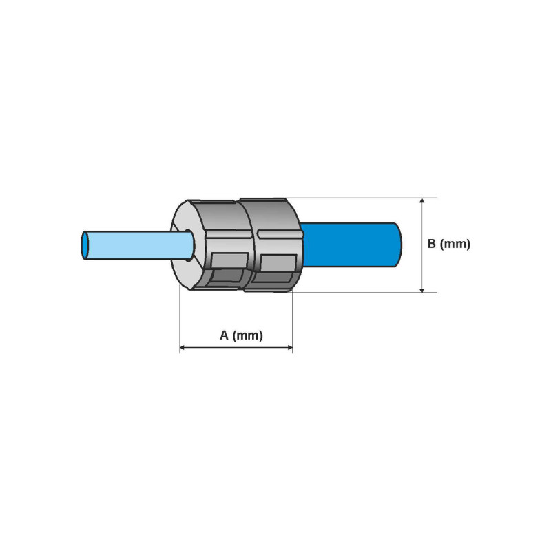 Divisible duct seals 16mm