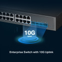 TP-Link JetStream 24-Port 2.5GBASE-T and 4-Port 10GE SFP+ L2+ Managed Switch with 16-Port PoE+ & 8-Port PoE++