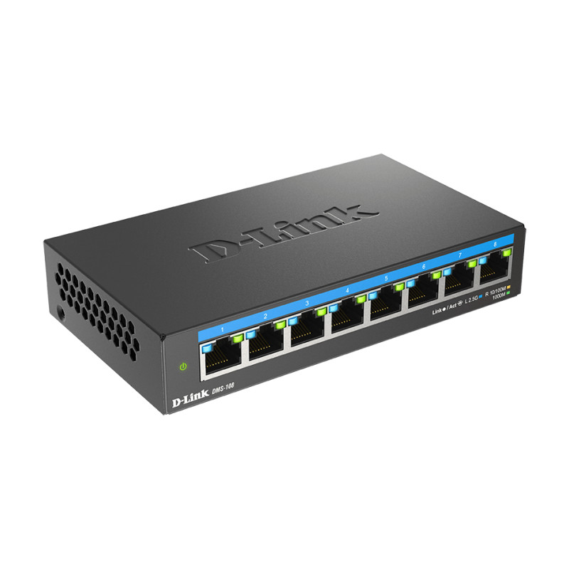 D-Link 8-Port 2.5G Multi-Gigabit Desktop Switch