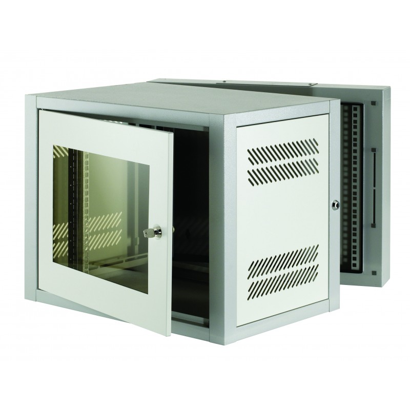 18u 500mm Deep 2 Part Wall Mounted Data Cabinet