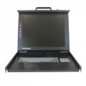 StarTech.com 1U 17" Rackmount LCD Console - USB + PS/2