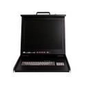 StarTech 1U 17" Rackmount LCD Console with Integrated 16 Port KVM Switch